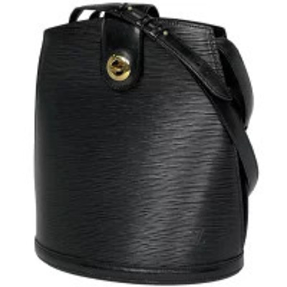 Louis Vuitton Handbags - Louis Vuitton Cluny Shoulder Bag Epi Leather Noir Black